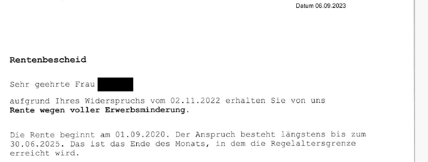 Widerspruch gegen Umdeutung bringt höhere Rente