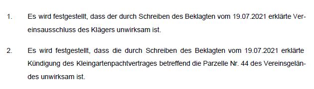 Auszug aus dem Urteil des AG Regensburg vom 12.7.22 - 3 C 2281/21